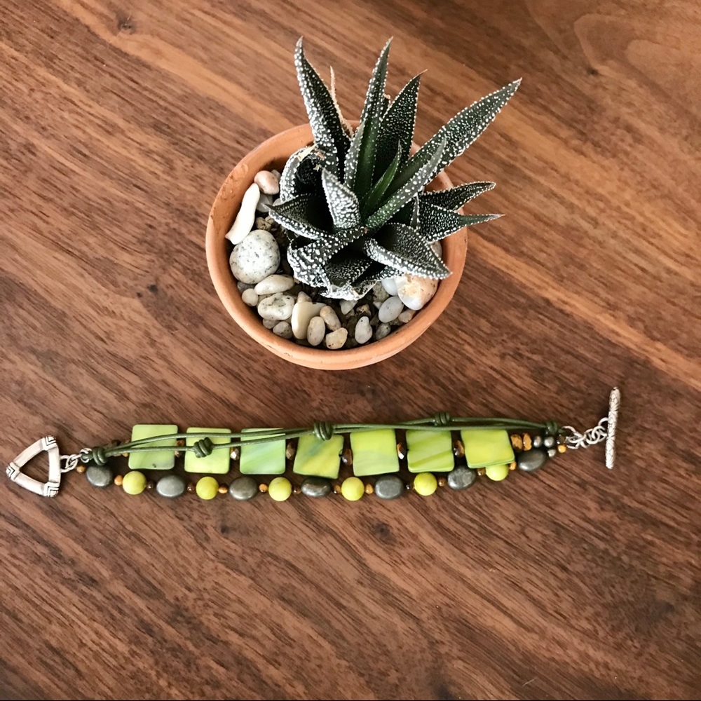 SILPADA Tri-Strand beaded bracelet